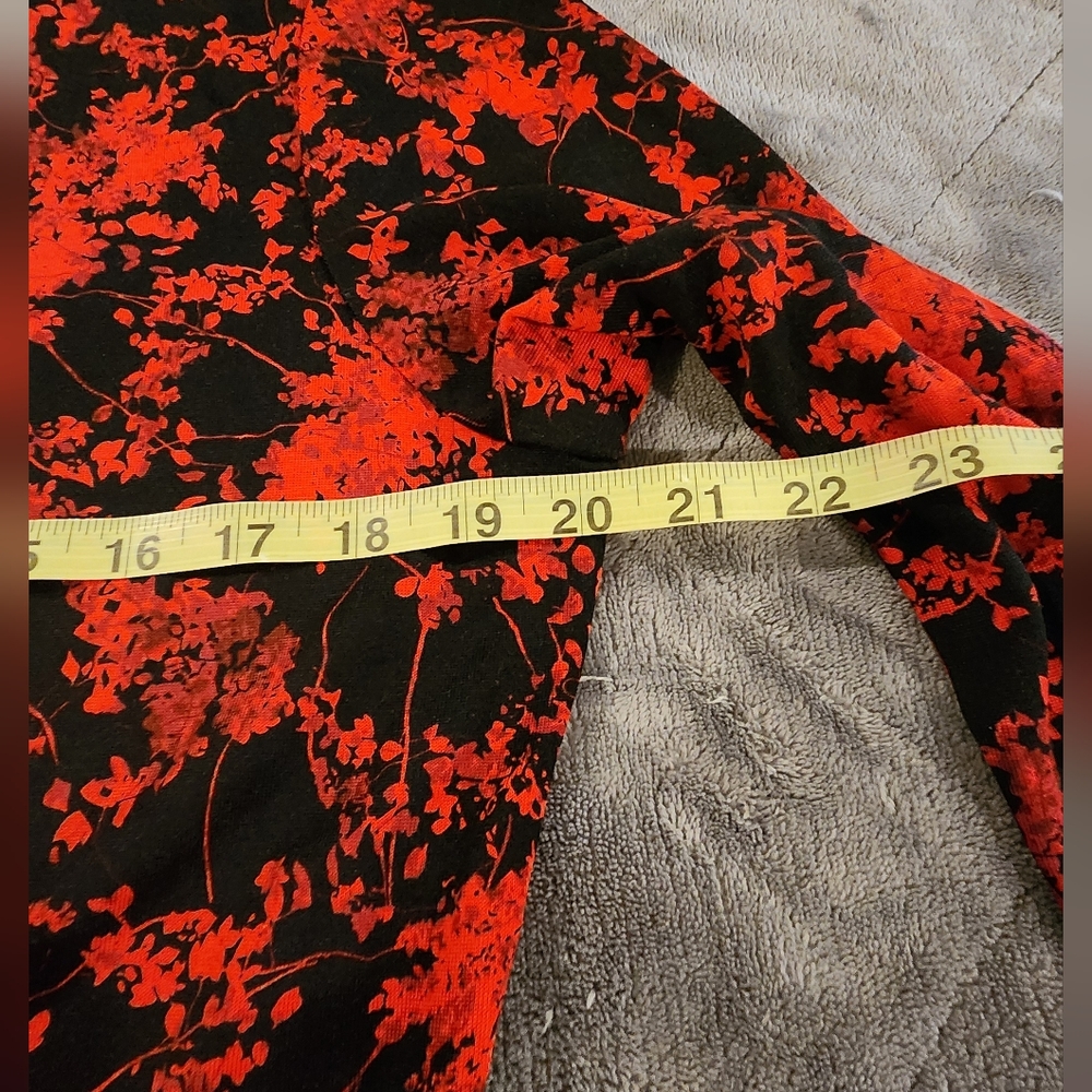 DVF DIANE VON FURSTENBERG IRINA FLORAL FIT & FLARE DRESS SIZE 14 - Picture 13 of 13
